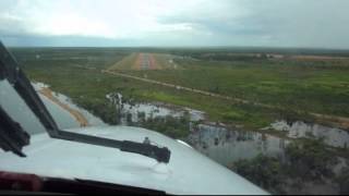 YBWP Weipa QLD Australia  Visual Approach and Landing RWY 13  Cheyenne II Turboprop PA31T [upl. by Venus345]