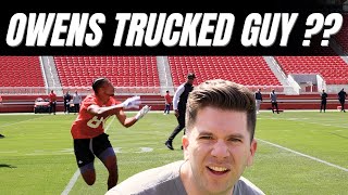 Terrell Owens Son Terique Owens Works Out For 49ers [upl. by Razatlab]