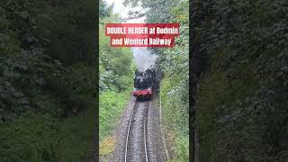 Bodmin and Wenford railway steam train double header [upl. by Sutherlan]