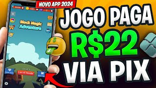 APP de JOGO que GANHA DINHEIRO de VERDADE via PIX 2024 👉Pagando até R22 Rápido💸 App Pagando [upl. by Leinaj]