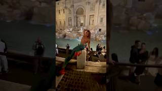 Merman Transformation at the Trevi Fountain ⛲️ 🇮🇹 [upl. by Gnuj]