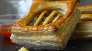 Puff Pastry dough  plus many ideas for different puff pastry shapes [upl. by Eycal]