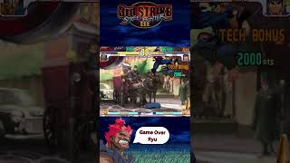 Street Fighter 3 3rd Strike  Ryu Parry Pro  Arcade [upl. by Lesde]