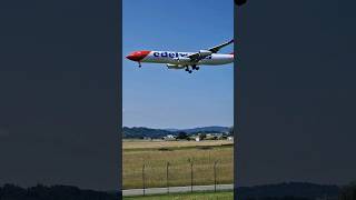 Edelweiss Air Airbus A340 Smooth Landing zrh zurich switzerland [upl. by Tarfe]