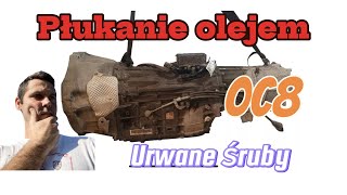 Audi VW Porsche Skrzynia 0C8 serwis olejowy skrzyni biegów Płukanie  urwane śruby Zrób to sam [upl. by Cristionna937]