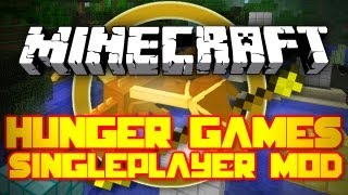 Minecraft Mod Showcase Singleplayer Hunger Games Mod Battle YouTubers and Mojang [upl. by Aisayn458]