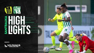 Santrauka  Highlights  Riteriai  Žalgiris  Optibet A lyga [upl. by Onahpets829]