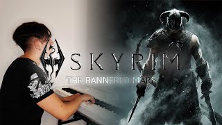 TES V Skyrim  The Bannered Mare  Piano Version [upl. by Nhguavad211]