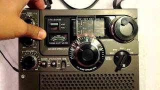 Sony ICF5900W FMAM Multi Band Shortwave Radio Receiver [upl. by Adnahsam]