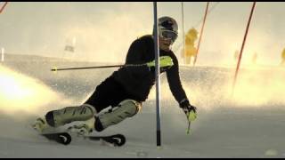 Lindsey Vonn Slow Motion Slalom  Red Bull Moments [upl. by Oigaib867]