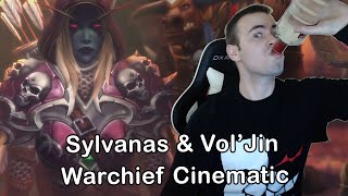 Sylvanas Becoming Warchief and Voljins Fate Cinematic Reaction Russian Reacts [upl. by Nyrok]