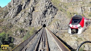 4K Cabride Nimes  ClermontFerrand quotLe Cévenolquot  107 Tunnels  71 Viaducs From 43 to 1023m [upl. by Yasmar651]