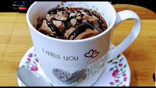 Quick and Easy Egg Less Cupcake Recipe  Mug cake recipe in just 2 minutes in hindi [upl. by Hogen]