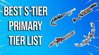 WARFRAME  Best STIER Primary Weapon Tier List [upl. by Siol]