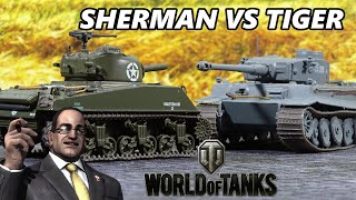 SHERMAN vs TIGER [upl. by Hayikat]