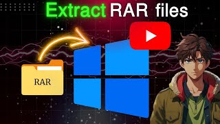 How to Extract RAR Files In Windows 11 PC 2024 [upl. by Ahtamas715]