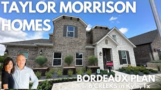 Taylor Morrison Bordeaux Model at 6 Creeks in Kyle Texas [upl. by Enneibaf212]