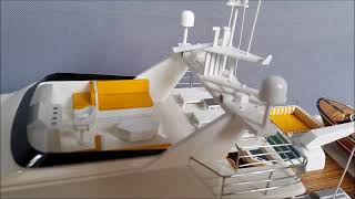 Sovereign Lady luxury motor yacht model from ModelShipMastercom [upl. by Artemas768]