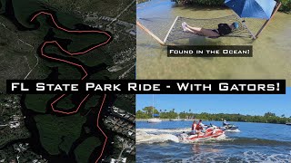 JetSki Ride Florida State Park  w Gators [upl. by Biel]