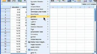 Linear Regression  SPSS part 1 [upl. by Attey]