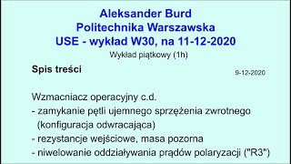 Aleksander Burd Politechnika Warszawska USE W30 [upl. by Genevra173]