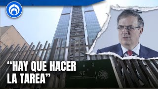 Marcelo Ebrard Prioridades y estrategias como próximo Secretario de Economía [upl. by Llenrod228]