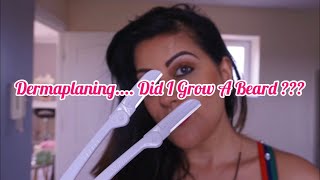 Does Dermaplaning Make Hair Grow Back Thicker   Dermaplaning At Home [upl. by Aicinod523]