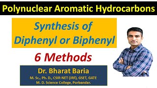 Synthesis of Dipheny or Biphenyl  Dr Bharat Baria [upl. by Llemaj941]