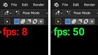 Blender Tutorial  Increase Viewport FPS [upl. by Lemyt]