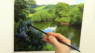 86 Brushes To Use For Landscape Painting  Oil Painting Tutorial [upl. by Dazraf784]