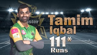 Tamim Iqbals 111 Runs Against Sylhet Sunrisers  10th Match  Season 8  BBPL 2022 [upl. by Nrev807]