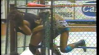 WWC Wendi Richter vs Monster Ripper  Steel Cage Match [upl. by Kapeed469]