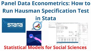 Panel Data Econometrics Hausman Specification Test in Stata [upl. by Semmes]