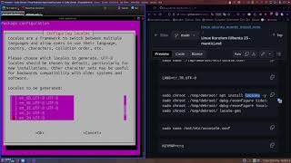 Terminal ile Debootstrap Debian Bootable Live ISO  2 [upl. by Doubler]