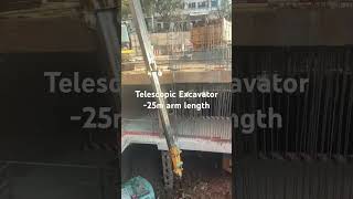 Telescopic 25m excavation depth In Cambodia [upl. by Yengac]