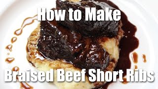 Braised Beef Short Rib Recipe  Restaurant Style [upl. by Fitts]