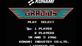 Gradius NES Music  Stage 3 Blank Mask [upl. by Rebmyt]