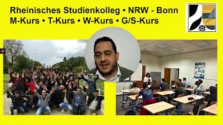 Rheinisches Studienkolleg in BonnBerlin السنة التحضيرية في المانيا معلومات جديدة عن [upl. by Alfy662]