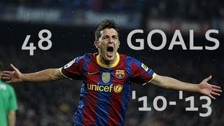 David Villa 48 Goals ●Goodbye Barcelona●by IsaacFutbol4hd [upl. by Anada]