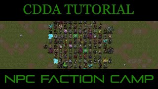 CDDA  Tutorial Lets Play 111  Checking Out the Evac Shelter Faction Camp [upl. by Aicetal]