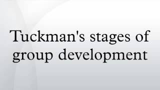 Tuckmans stages of group development [upl. by Leilamag]