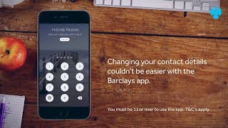 The Barclays app  How to change your personal details [upl. by Griswold]