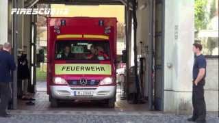 Rettungsdienst BERUFSFEUERWEHR München Feuerwache 4 [upl. by Yralih]