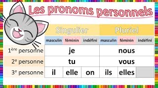 Les pronoms personnels [upl. by Salocin]