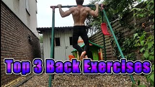 Top 3 Bodyweight Back Exercises [upl. by Ymeraj792]