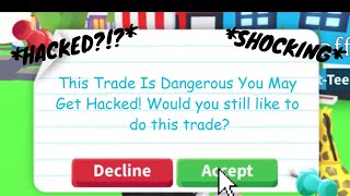 You might get HACKED and LOSE ALL YOUR PETS in adopt me 😱😭 [upl. by Ohl537]