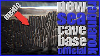 ARK BRAND NEW sea cave base location ragnarokofficial [upl. by Cirda]