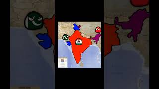 defeat of China and Pakistangeography shortvideo country edit map onlyeducation map history [upl. by Annoerb110]