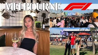 MELBOURNE VLOG  F1 Australian Grand Prix Clubbing amp Food  THERESATRENDS [upl. by Loos]