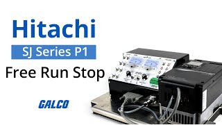 Hitachi SJP1 Drive Free Run Stop Setting [upl. by Ardle]